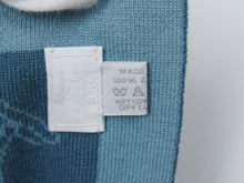 Load image into Gallery viewer, Hermes Baby Swaddle Blanket Throw Rocking Horse Cashmere Blue 65cm×99cm Italy
