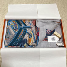 Load image into Gallery viewer, HERMES Paris Carre 140 Stole Shawl Les 12 Leopards Cashmere Silk Multicolor
