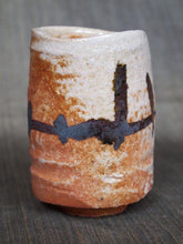 Load image into Gallery viewer, Japanese Antique Pottery By Tsujimura Kai Shino Tea Cup Yunomi D10.8 x H7.7cm
