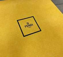 Load image into Gallery viewer, Fendi Auth. Zucca Geometric Pattern Blanket Throw Brown Black 100% Cotton w/Box
