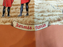 Load image into Gallery viewer, HERMES Paris Carre Tanzanie SILK 90 Robert Dallet Multicolor Scarf Stole Brown
