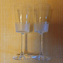 Load image into Gallery viewer, Christian Dior Premium Wine Glass Set of 2 Crystal Tall Glassware Drinkware Box
