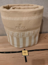 Load image into Gallery viewer, Fendi Zucca Pattern Blanket Cotton 100% Cream Color 150×210cm Japan Made No Box
