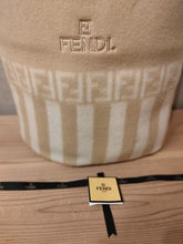Load image into Gallery viewer, Fendi Zucca Pattern Blanket Cotton 100% Cream Color 150×210cm Japan Made No Box
