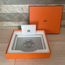 Load image into Gallery viewer, HERMES Paris Mosaique au 24 Platinum Sushi Plate Tray Tableware Ceramic Pottery
