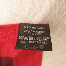 Load image into Gallery viewer, HERMES Paris Carre140 Stole Shawl Cheval a La Couverture Cashmere Silk Beige Red
