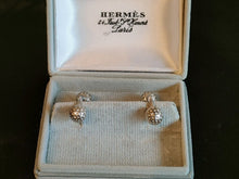 Load image into Gallery viewer, Hermes Paris Golf Ball Motif Cuffs Cufflinks Silver 925 Men&#39;s Accessory w/Box
