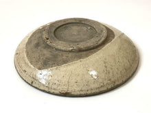 Load image into Gallery viewer, Japanese Antique Horse Eye Iron Painting Plate Folk Art Pottery D26.5 x H5cm
