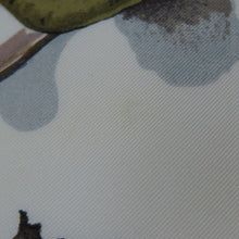 Load image into Gallery viewer, HERMES Paris Carre 90 100% Silk Champignons Mushrooms Scarf Stole White Brown
