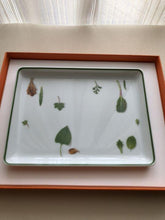 Load image into Gallery viewer, HERMES Paris Mesclun Small Serving Tray Porcelain White 12x16cm Tableware w/Box
