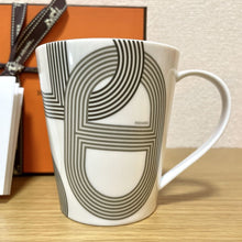 Load image into Gallery viewer, Hermes Paris Rallye 24 Pair Mug Cup Porcelain Multicolor Tableware 240ml w/Box
