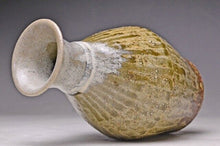 Load image into Gallery viewer, Japanese Mashiko Ware by Tomoo Hamada Ash Glaze Sake Bottle Tokkuri H16cm w/Box
