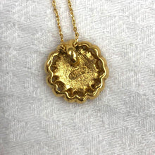 Load image into Gallery viewer, Christian Dior Circle CD Logo Chain Necklace Pendant Gold Plated 45cm Vintage
