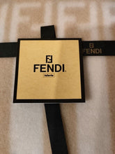 Load image into Gallery viewer, Fendi Zucca Pattern Blanket Cotton 100% Cream Color 150×210cm Japan Made No Box
