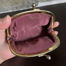 Load image into Gallery viewer, Christian Dior Trotter Gamaguchi Clutch Bag &amp; Coin Case Brown 2 Pieces Vintage

