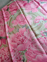 Load image into Gallery viewer, HERMES Les Pivoines Design Print Scarf Carre 90 Silk 100 Pink Retired

