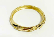 Load image into Gallery viewer, FENDI Authentic BRACELET VINTAGE GOLD BANGLE FASHIONABLE Accessory Wristband
