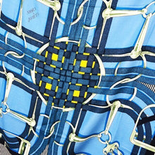 Load image into Gallery viewer, HERMES Paris Carre140 Stole Shawl MORS a JOUETS Cashmere Silk Blue Multicolor
