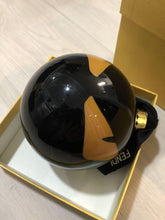 Load image into Gallery viewer, Fendi Christmas Ornament Glass Ball 3 Pieces Holiday Collectable Black DEFECT

