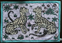 Load image into Gallery viewer, HERMES Small Size Towel Bath Mat Cotton 100% Leopards 63 x 91 cm Multicolor
