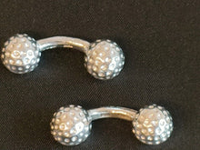 Load image into Gallery viewer, Hermes Paris Golf Ball Motif Cuffs Cufflinks Silver 925 Men&#39;s Accessory w/Box
