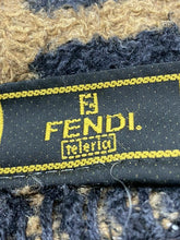 Load image into Gallery viewer, Fendi Auth. Zucca Logo Pattern Blanket Throw Multicover Cotton Silk 140×210cm
