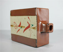 Load image into Gallery viewer, Mashiko Ware TAKEO SUDO Persimmon Glaze Akae Jar Vase Folk Art Pottery H20.5cm
