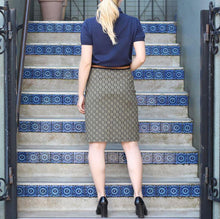 Load image into Gallery viewer, Fendi Auth. Zucca FF Logo Mania Skirt Beige Brown Nylon Blend Size 42 Italy
