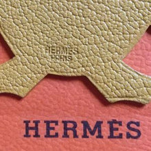 Load image into Gallery viewer, Hermes Paris Authentic Pikabook Leather Duck Bookmark Accessory w/Box &amp; Bag
