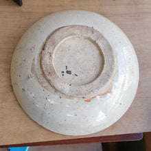 Load image into Gallery viewer, Edo Period Horse Eye Plate Seto Stone Mino Ware Platter Folk Art Pottery D34.5cm
