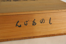 Load image into Gallery viewer, Folk Art Seto Ware Late Edo Period Pottery Horse Eye Stone Plate D33 x H6.8cm
