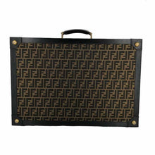 Load image into Gallery viewer, FENDI VALIGIA CM 70 Zucca Pattern Travel Bag Canvas Women Trunk Italy Vintage
