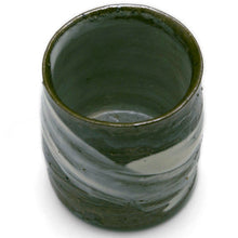 Load image into Gallery viewer, Japanese Pottery By Tsujimura Kai Iga Yaki Brushstrokes Yunomi Teacup D6.5xH9cm
