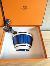 Load image into Gallery viewer, HERMES Paris Bleus d&#39;Ailleurs 3Pieces Morning Soup Cup D10.5cm Tableware Blue
