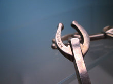Load image into Gallery viewer, Hermes Paris Auth. Horse Shoe Motif Cuffs Cufflinks Silver 925 Men&#39;s Accessory
