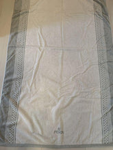 Load image into Gallery viewer, Fendi FF Logo Zucca Bath Towel Beach Towel 150 x 87cm Cotton Light Gray White
