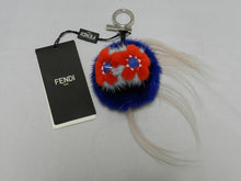 Load image into Gallery viewer, Fendi Bug Monster Bagbugs Charm Pom Pom Fur Bag Charm 7AR466-SM8-F07
