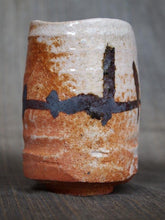 Load image into Gallery viewer, Japanese Antique Pottery By Tsujimura Kai Shino Tea Cup Yunomi D10.8 x H7.7cm
