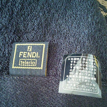 Load image into Gallery viewer, Fendi Vintage Zucca FF Bath Towel Cotton 100% Black Brown 2 Pieces 62 x 122 cm
