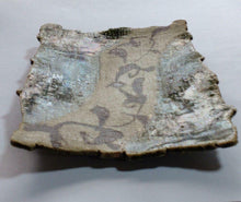 Load image into Gallery viewer, Japanese Author Ken Matsuzaki Oribe &amp; Iron Glaze Square Plate Pottery w/Box
