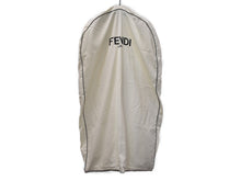 Load image into Gallery viewer, Fendi Zucca Logo Zip Up Poncho Short Cape Polyester Wool Ladies Size 40 Brown
