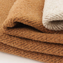 Load image into Gallery viewer, HERMES Paris Plaid Avalon Blanket Throw Brown White Wool Cashmere 134 x 160cm
