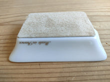 Load image into Gallery viewer, HERMES Heart A playing cards Miniash Tray Ashtray Pottery White Red 8 x 6 cm

