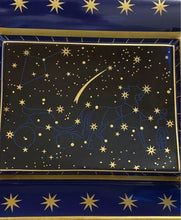 Load image into Gallery viewer, HERMES Paris Cigar Tray Ashtray Porcelain Carriage Stars Interior Black Navy Box

