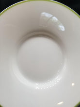 Load image into Gallery viewer, Hermes Paris Rhythm Rythme Demitasse Cup &amp; Saucer Set of 4 Porcelain White Green
