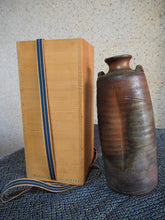 Load image into Gallery viewer, Japanese Bizen Ware By TOHO KIMURA Eared Jar Vase Antique Interior w/Box
