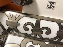 Load image into Gallery viewer, Hermes Ashtray Cigar Tray Porcelain Balcon du Guadalquivir Platinum Interior
