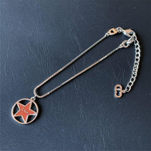 Load image into Gallery viewer, Christian Dior Circle Star Motif Chain Bangle Bracelet Silver Plated Accessory
