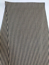 Load image into Gallery viewer, Fendi Auth. Zucca Logo Striped Stole Muffler 100% Wool 40x170cm Black Beige
