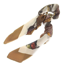 Load image into Gallery viewer, Hermes Paris Carre 90 Silk 100% Scarf Stole Belle Chasse Brown Vintage Accessory
